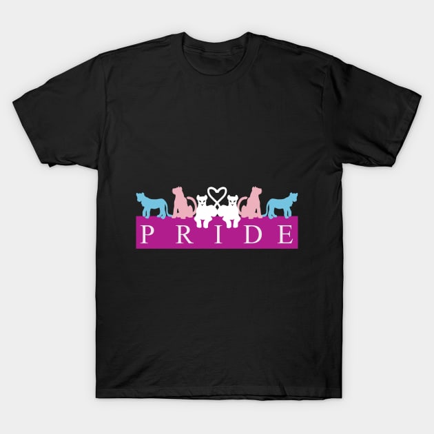 Trans Lion Pride 3 T-Shirt by Ausplosion